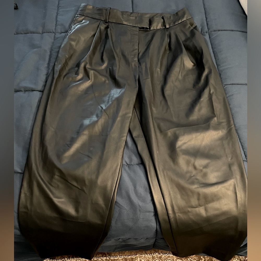 H&M Faux Leather Pants